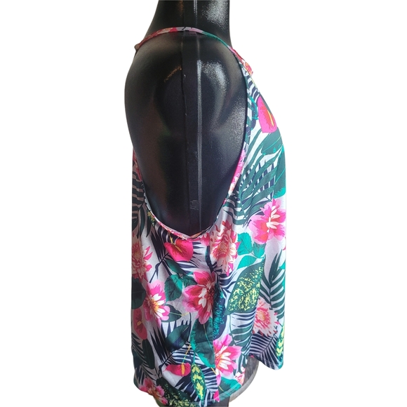 Old Navy Active Floral Print Tank Top XL - Picture 3 of 5